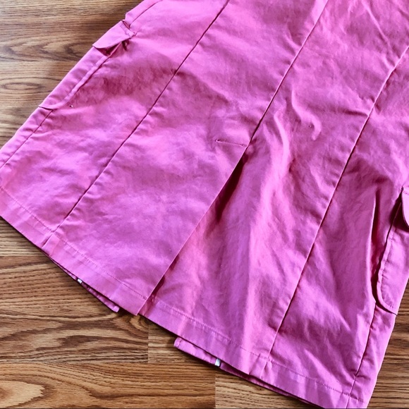 Pink Cotton Rain Trench coat - Picture 7 of 8